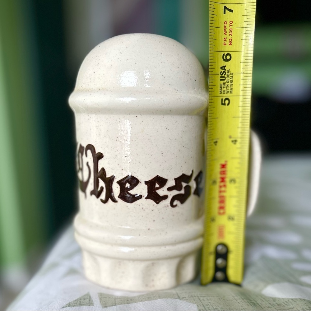 VTG Large Pottery Cheese Shaker Kitchenware Tool Cottagecore Farmhouse Accent - Picture 7 of 9